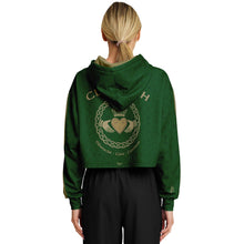 Load image into Gallery viewer, Eternal Claddagh Dance Crop Hoodie
