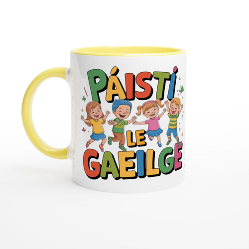 Páistí Le Gaeilge 11oz Ceramic Mug - Urban Celt