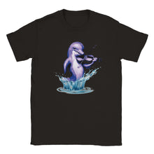 Load image into Gallery viewer, Dolphin Playing The Fiddle Unisex T-shirt
