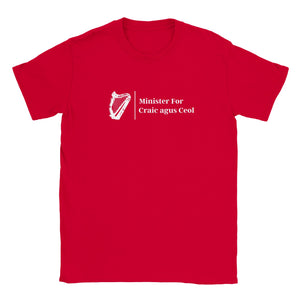 Minister for Craic agus Ceol T-shirt