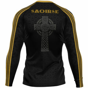 Irish Republic Black-Gold UV Rashguard