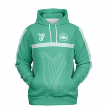 Load image into Gallery viewer, Green-White Claddagh Unisex Hoodie
