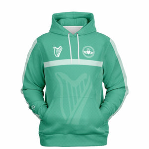 Green-White Claddagh Unisex Hoodie