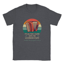 Load image into Gallery viewer, Fun &amp; Games Piano Accordion T-shirt
