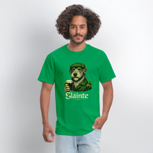 Load image into Gallery viewer, Irish Wolfhound Sláinte T-Shirt S-1 - bright green
