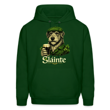 Load image into Gallery viewer, Irish Wolfhound Sláinte Hoodie S-1 - forest green
