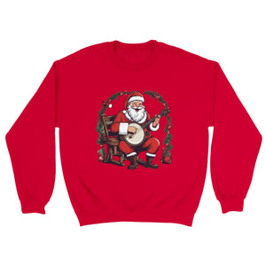 Santa Playing Banjo Sweatshirt