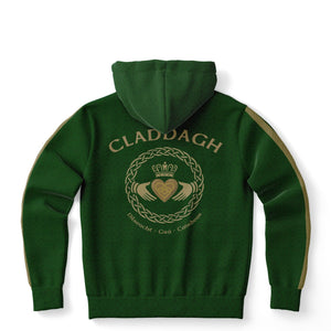 Eternal Claddagh Green-Gold Hoodie