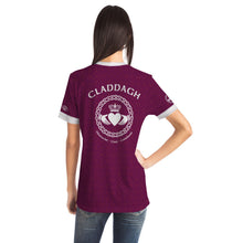 Load image into Gallery viewer, Maroon-White Claddagh Jersey
