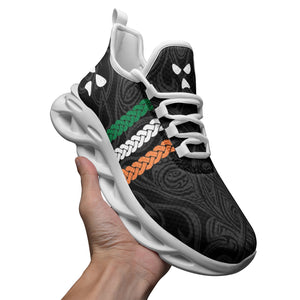 Custom Kneecap Mesh Knit Sneakers