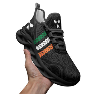 Custom Kneecap Mesh Knit Sneakers