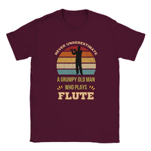 Load image into Gallery viewer, Grumpy Old Man Flute T-shirt
