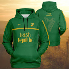 Load image into Gallery viewer, Irish Republic Green-Gold Hoodie
