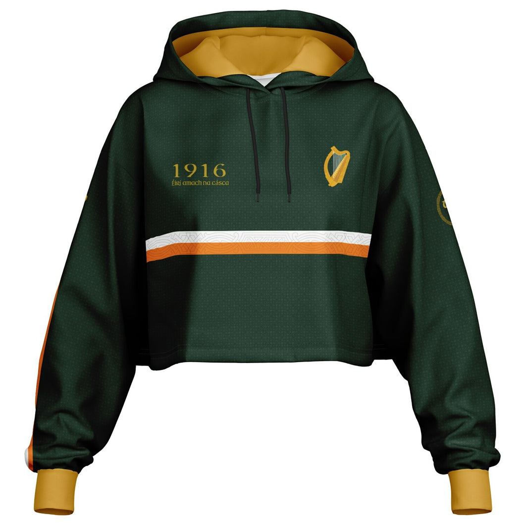 1916 Easter Rising Dance Crop Hoodie