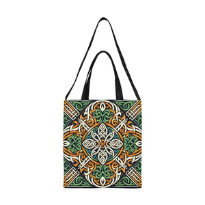 Irish Celtic Artwork Canvas Tote Bag