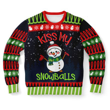 Load image into Gallery viewer, Kiss My Snowballs Snowman Christmas Sweatshirt
