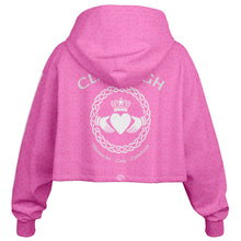 Load image into Gallery viewer, Claddagh Love Dance Crop Hoodie
