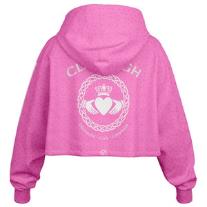Claddagh Love Dance Crop Hoodie