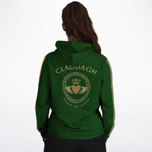 Load image into Gallery viewer, Eternal Claddagh Green-Gold Hoodie
