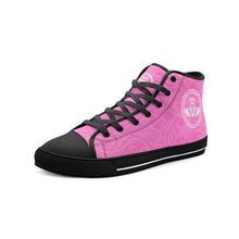Load image into Gallery viewer, Pink Claddagh High Top Canvas Shoes
