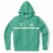 Load image into Gallery viewer, Green-White Claddagh Unisex Hoodie
