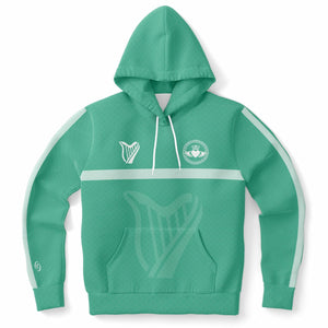 Green-White Claddagh Unisex Hoodie