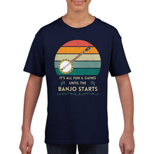 Load image into Gallery viewer, Fun &amp; Games Kids Banjo T-shirt
