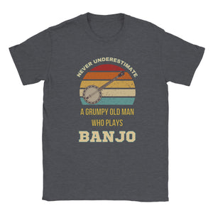 Grumpy Old Man Banjo T-shirt