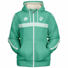 Load image into Gallery viewer, Harp &amp; Shamrock Fleece Lined Ziphoodie

