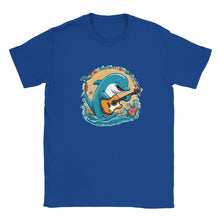 Load image into Gallery viewer, Dolphin Playing Guitar Unisex T-shirt
