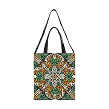 Load image into Gallery viewer, Irish Celtic Artwork Canvas Tote Bag
