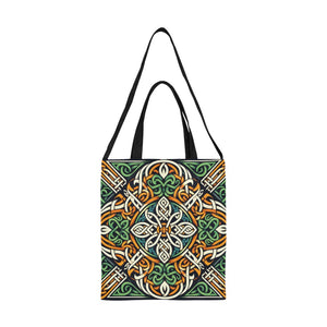 Irish Celtic Artwork Canvas Tote Bag