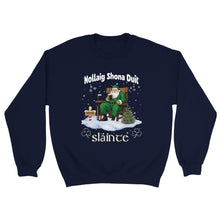 Load image into Gallery viewer, Sláinte Irish Merry Christmas Sweatshirt
