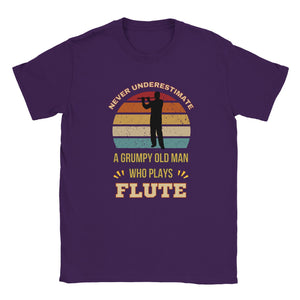 Grumpy Old Man Flute T-shirt