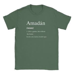 Amadán Definition Unisex T-shirt - Urban Celt