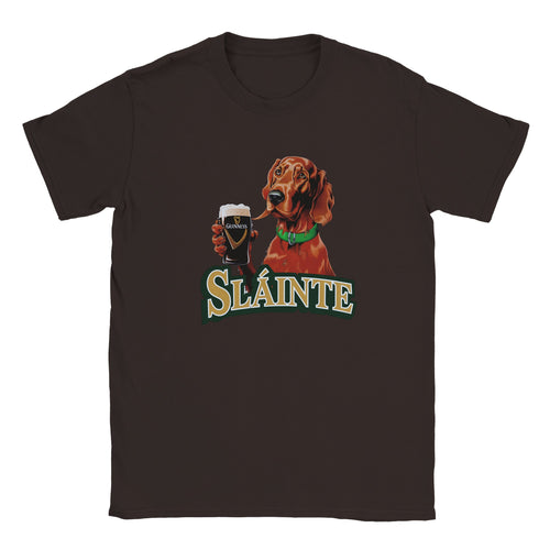 Sláinte Guinness & Red Setter T-Shirt - Urban Celt