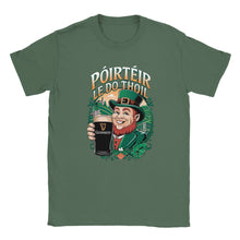 Load image into Gallery viewer, Porter Please As Gaeilge Unisex T-shirt - Urban Celt
