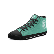 Load image into Gallery viewer, Celtic Irish Harp High Top Canvas Shoes
