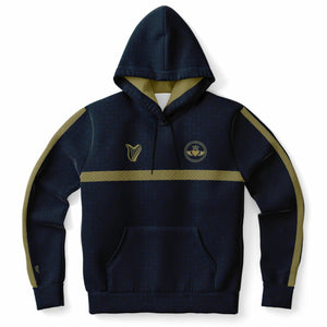 Navy-Gold Claddagh Unisex Hoodie