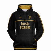 Load image into Gallery viewer, Irish Republic Black-Gold Edition Hoodie
