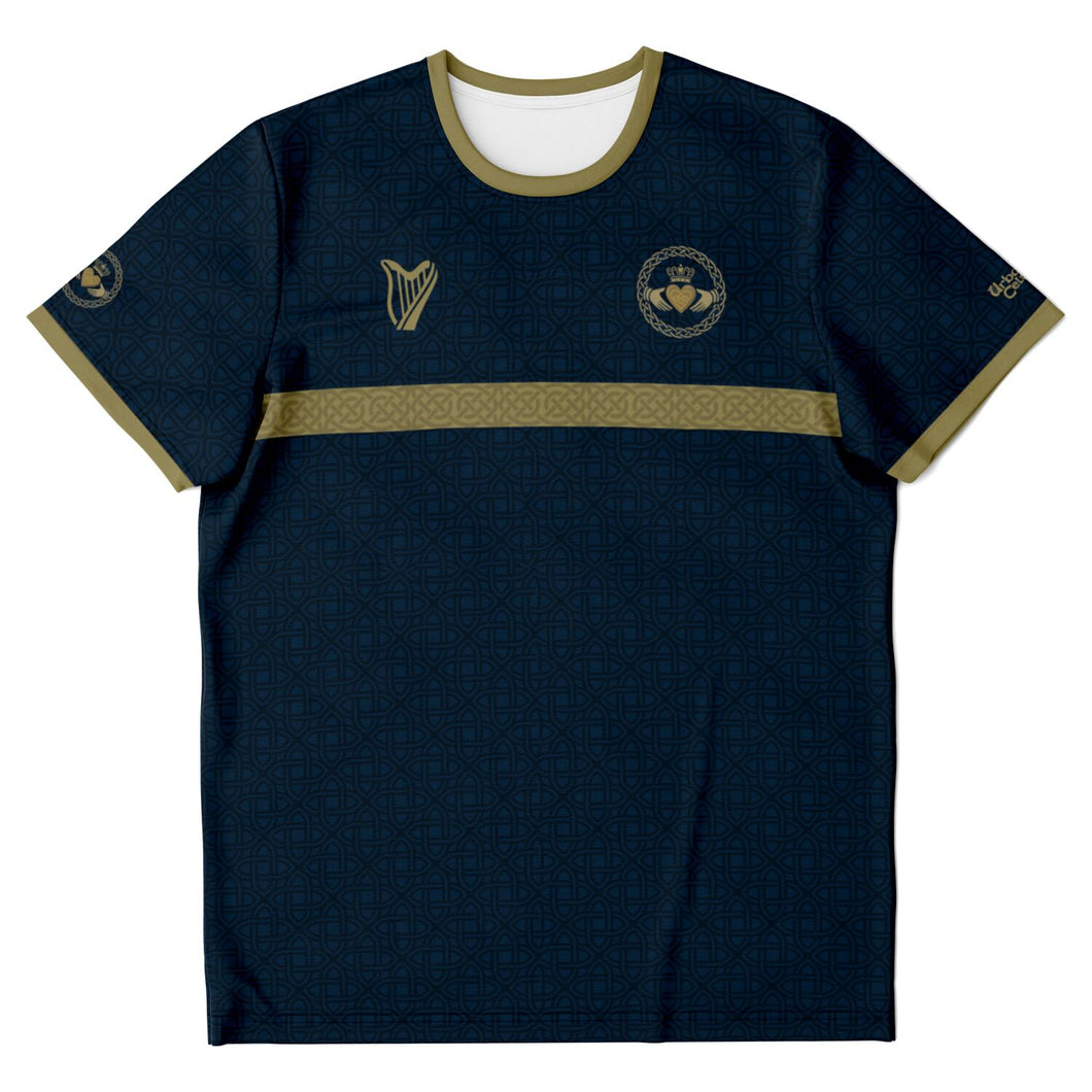 Navy-Gold Claddagh Unisex Jersey
