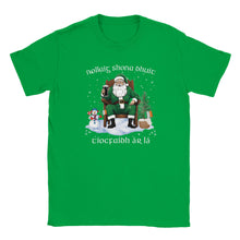 Load image into Gallery viewer, Tiocfaidh ár lá Christmas Greeting T-shirt
