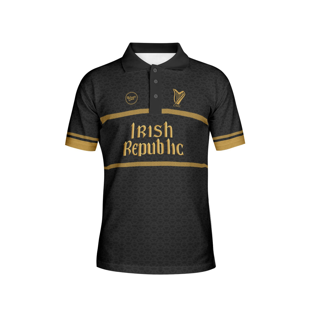 Irish Republic Black-Gold Edition Polo Shirt