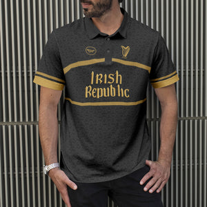 Irish Republic Black-Gold Edition Polo Shirt