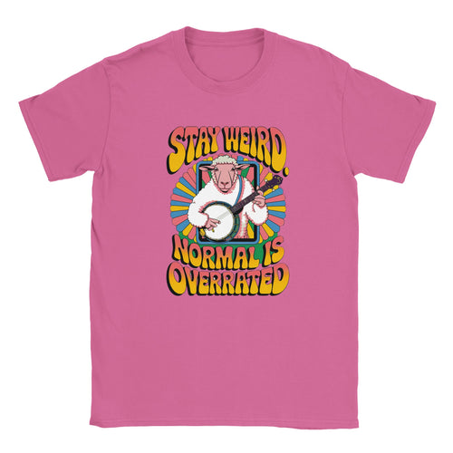 Stay Weird Banjo Sheep T-shirt - Urban Celt