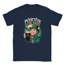 Load image into Gallery viewer, Porter Please As Gaeilge Unisex T-shirt - Urban Celt
