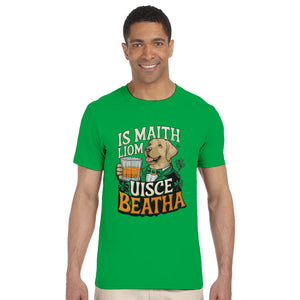 Is maith liom uisce beatha T-shirt - Urban Celt