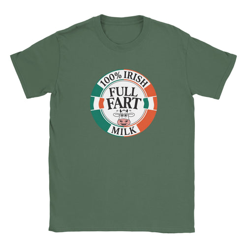 100% Irish Full Fart Milk Unisex T-shirt - Urban Celt