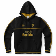 Load image into Gallery viewer, Irish Republic Black-Gold Edition Hoodie
