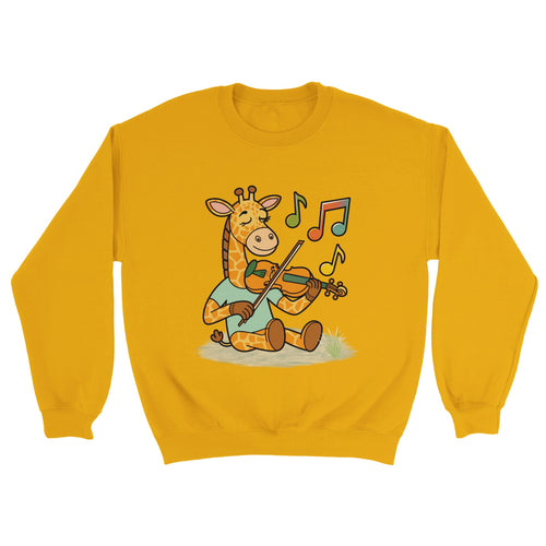 Giraffe Playing Fiddle Sweatshirt - Urban Celt